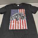 Monster Truck American Flag Racing USA Patriotic America T-Shirt