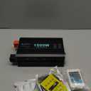 1500 Watt Pure Sine Wave Inverter, 12V DC to 120V AC Inverters for Car, RV, Truck, Home, Camping, Solar Power Inverter with 3 AC Outlet, 30W USB-C, 5V 3.1A USB, Remote Control, Surge 3000W