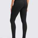CRZ YOGA Butterluxe Extra Long Leggings for Tall Women 31 Inches - High Waisted Athletic Workout Soft Yoga Pants Black Tie Dye Flowers Small