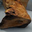 13.8" Cedar Stump Stool,Natural Wooden Side Table,Plant Stool,Live Edge Coffee Table for Bedroom,Living Room, Outdoor, 14" Tall Tree Stump Stool