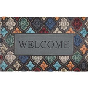 Large 36"x 24" Heavy Duty Welcome Mats Outdoor with Non-Slip Rubber Backing - Durable Outdoor Door Mat for Front Door Entrance, Garage, Patio & High Traffic Areas（Welcome Mat Style 1）