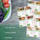 Auroscent Low-Carb Food Chart and Meal Planning Guide, Comprehensive Nutritional Reference with Meat, Fish, Dairy, Vegetables, Fruits, Nuts, Grains