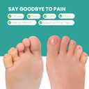 Welnove Toe Protectors 12-Pack Aloe Vera Extract Infused Silicone Toe Sleeve Toe Covers for Hammer Toes, Corns, Calluses, Blisters Soft Gel Toe Cushions for Pain Relief (X-Small, Beige)