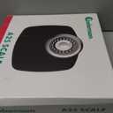 Adamson A25 Scales for Body Weight - Up to 400 LB - New Version - 5.3" Dial on 12.4" x 10.2" Platform - Anti-Skid Rubber Surface - High Precision Bathroom Scale Analog - Durable with 20-Year Assurance (Black)