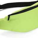 DAITET Crossbody Fanny Pack for Men&Women,Large Waist Bag & Hip Bum Bag with Adjustable Strap for Outdoors Workout Traveling Casual Running Hiking Cycling (Nylon green)