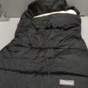 Orzbow Winter Carseat Cover for Baby | Infant Car Seat Cover, Waterproof Car Seat Blanket with Adjustable Collar | Warm and Cozy Fleece Carseat Canopy Blanket for Baby Winter Essentials, Black (Footmuff & Blanket Style)