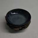 famiware Aurora 8.75" Pasta Bowls, 32 oz Large Bowls for Kitchen, Salad, Soup, Irregular Stoneware Pasta Plates, Microwave&Dishwasher Safe, Reactive Glaze, Scractch-resistant, Lagoon Blue