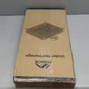 Under Bed Storage Containers with Wheels - Shoe Storage Organizer Drawer, Tool-free Assembly Metal Underbed Storage Containers for Bedroom Clothes, Shoes, Blankets - 2Pack (2 Pack(23.623.6"), White)