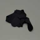 Jawline Shaper Chin Strap for Sleeping, Reusable V-Line Mask for Women Face Lifting Made w/Electric-Hot-Press Tech for Skin-Friendly & Breathable Cooling Fabric (Black, M)