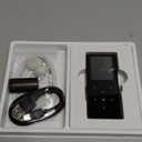 64GB MP3 Player with Bluetooth 5.2, AiMoonsa Music Player with Built-in HD Speaker, FM Radio, Voice Recorder, HiFi Sound, E-Book, Earphones Included