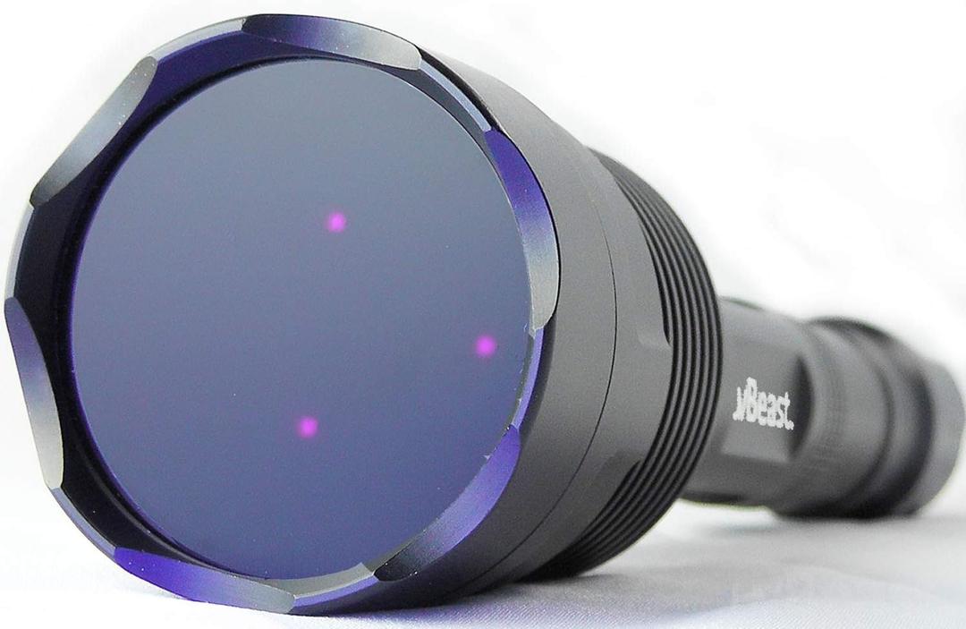uvBeast V3 365nm Black Light UV Flashlight High Definition Ultraviolet - HIgh Power and Long Range Professional Grade Beam Best for Professional/Commercial Use USA Stock