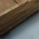 NIRMAN Acacia Wood Rectangular Wooden Platters for Home Decor, Food, Vegetables, Fruit, Charcuterie, Appetizer Serving Tray (13" x 5.5" x 0.75") (Set of 3)