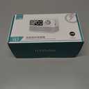 15W Fast Wireless Charger with Bluetooth Speaker and Alarm Clock Radio,4 in1 Wireless Charging Station for iPhone,Android Phones with FM Radio for Bedroom (7inch, White)