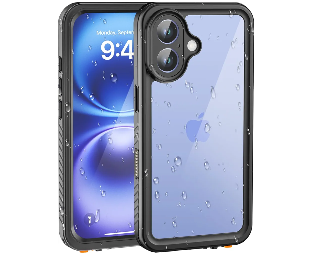 Sturdy Case for iPhone 16 IP68 Waterproof Case,Heavy Duty Waterproof Shockproof Dustproof Full Body Protective Cover Built-in Screen Protector (iPhone 16)