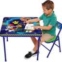Paw Patrol Table & Chair Set for Toddlers 24-48M, Includes 1 Table & 1 Chair - Sturdy Metal Construction, Table: 20" L x 20" W x 16.4" H, Chair: 12" L x 11.6" W x 17.7" H - Weight Limit: 70 lbs