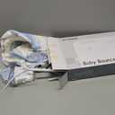 Baby Bouncer, Infants Bouncy Seat with Music and Vibrations, Portable Baby Rocker for Newborns Indoor Outdoor Use 0-6 Months Up to 20 lbs (Blue Bunny)