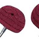 JIUNENG 3Pcs Dome Mounted Sanding Mop Polishing Pad Nylon Fiber Buffing Wheel 320 Grit