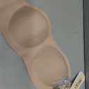 OEAK Womens Strapless Bras Jelly Push Up Bandeau Bra Non Slip Wireless Supportive Padded Bras Seamless Comfortable Tube Bra (Pink, M)