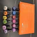 modelones Nail Polish Set, 12 Colors Neon Pink Red Blue Orange Spring Summer Quick Dry Mini Starter Kit, Long Lasting Art DIY Manicure Set at Home for Women Girls