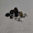 Front Door Lock Set Exterior Door Lock Set with Deadbolt, Single Cylinder Deadbolt Lock and Door Knob Set, Keyed Alike,Matte Black Door Knob and Deadbolt Set (1Pack Set)