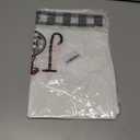 Artoid Mode Black White Buffalo Plaid Xmas Trees Joy Christmas Kitchen Towels Dish Towels, 18x26 Inch Seasonal Winter Decoration Hand Towels Set of 2