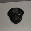 Paintball Mask Anti Fog,Tactical Full Face Mask Ski Mask Goggles Detachable Adjustable,Motorcycle Riding Face Protection (Transparent)