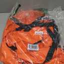 Extra Large Storage Duffle Bag with Zippers and Handles, Big Foldable Duffle Bag for Travel (Orange)