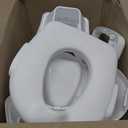 Ingenuity My Size Potty Pro 2-in-1 Potty Training Toilet, Floor Potty with Removable Potty Seat for Standard Toilets, Realistic Flushing Sound, For Toddlers Ages 18+ months, Up to 50 lb