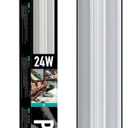 Arcadia T5 UVB Reptile Light Fixture Kit 24" Long 24 Watts 14% UVB Dragon – Complete UVB Light for Reptiles, Turtles, Snake, Bearded Dragon Lamp, Long Lasting Easy to Use Professional Lighting