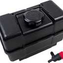 691993 Fuel Tank 4 Quart w/ Shut Off Valve & Fuel Cap | Fit for Briggs & Stratton Lawnmower Remote Mounting, Lawn Garden Equipment Engines, Snow Blower, Tiller, Log Splitter | OE# 691993 493337 490572