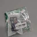 MyyiTar 8 Pcs Square Chair Leg Floor Protector, Furniture Leg Protectors, Plastic Plugs 0.8"x0.8" OD Square Tubing Endcap with M8 Thread for Tubular Racks Legs Inserts,Black 0.8 inch