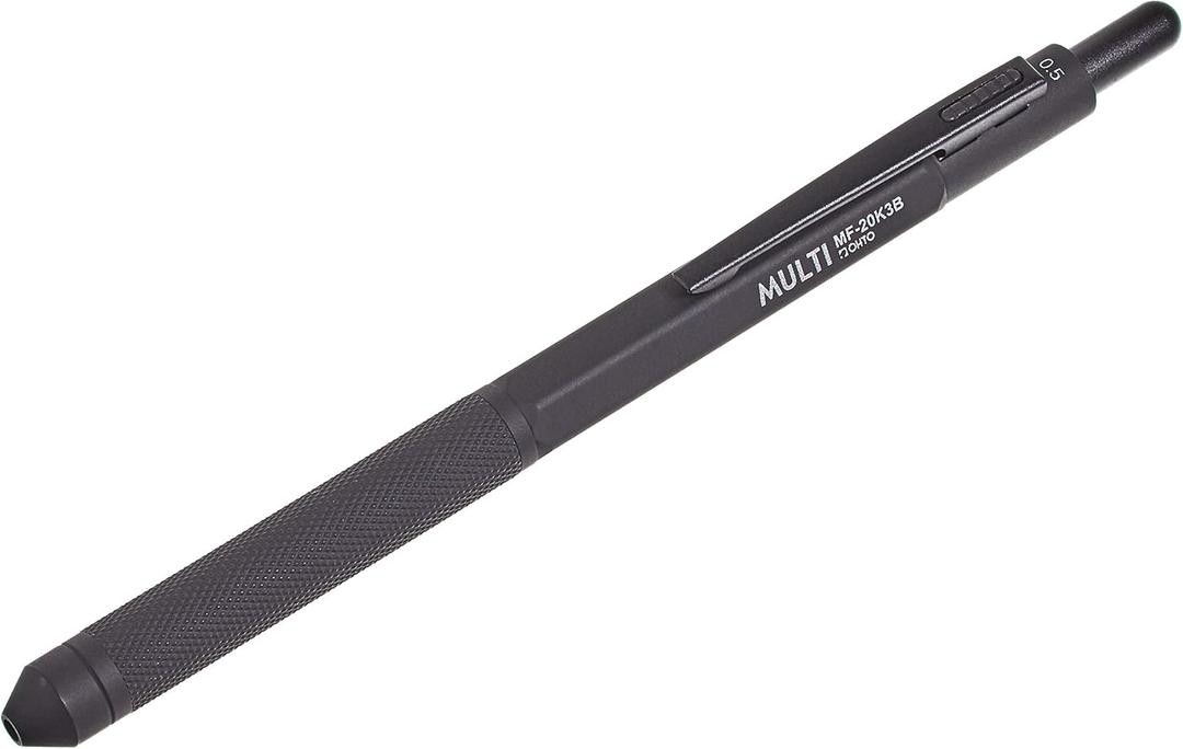 Ohto MF-20K3B Multi-Pen, Hexagon Barrel, Knurled Grip, 3 Points, Matte Black Ohto MF-20K3B Multi-Pen, Hexagon Barrel, Knurled Grip, 3 Points, Matte Black