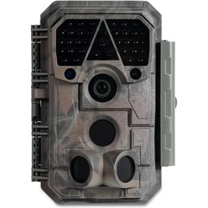 P70 (Non-Cellular,Non-WiFi) Trail Camera, 64MP 1296p, Game Cameras with No-Glow IR Night Vision, Motion Activated, Waterproof for Wildlife Deer Cams, Hunting