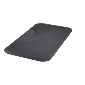 Amazon Basics Rectangular Anti-Fatigue Salon & Barber Shop Floor Mat, Non-Slip Standing Surface, 34t x 28inch, Black