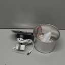 Stainless Steel Cat Fountain - 2.2L/74oz Ultra-Quiet Drinking Automatic Pet Water Fountain with Replacement Filters Cat Water Fountain with LED Window for Cats and Small Dogs