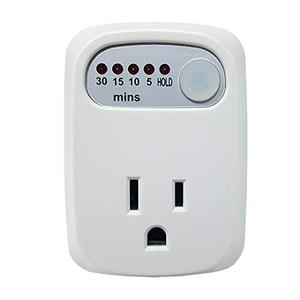 Safety Timer - Single Outlet, 30-15-10-5 Minutes, Auto Shut-Off by SimpleTouch