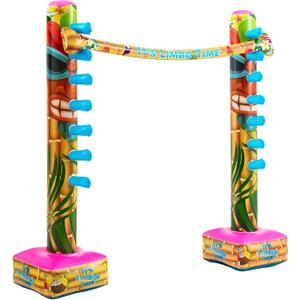 Libima Inflatable Hawaiian Limbo Party Game Tropical Theme Fun Game Hawaiian Party Accessories Inflatable Hawaii Limbo for Adult Kids Summer Outdoor Garden Beach Birthday Pool Game Party