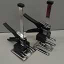 Labor Saving Arm Jack Handle 2 Pack,12 in Construction, Multifunctional Furniture Jack for Installing Cabinets and Wall Tile Height Adjuster Handheld Lifter Tool, Load 440LBS (Black)