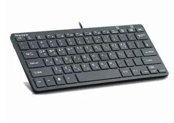 Mini Wired Keyboard(Korean-English) Ultra Thin and Light Portable 78 Keys USB Desktop, Laptop, Windows 7/8/10, Keyboard Protection Skin, Korean Keyboard Stickers Included