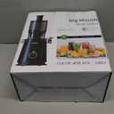 ECOSELF Juicer Machines, Cold Press Juicer For Whole Fruits & Vegetables, Slow Masticating Juicer Self Feeding for Juice Extractor Machine