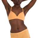 Organic Basics Women's Core Wireless Plunge Bra (Orange, L)