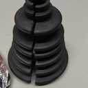 CVS18 Universal Split Constant Velocity Joint Gaiter Boot Replacement Kit, Black