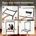 3-Guitar Stand,Foldable Display Rack for Acoustic Electric Bass Guitar