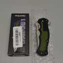 COLD STEEL Crawford Model 1 3.5" 4034SS Clip Point Blade 4.875" Zy-Ex Handle Tactical Folding Knife with Spring Leaf Lock