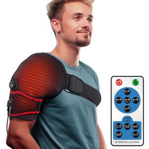 sticro Shoulder Heating Pad Massager for Pain Relief, Vibration Massage Heated Wrap Braces for Left Right Frozen Shoulder, Rotator Cuff Injury, Arthritis for Men Women - XL/XXL (X-Large/2X-Large)