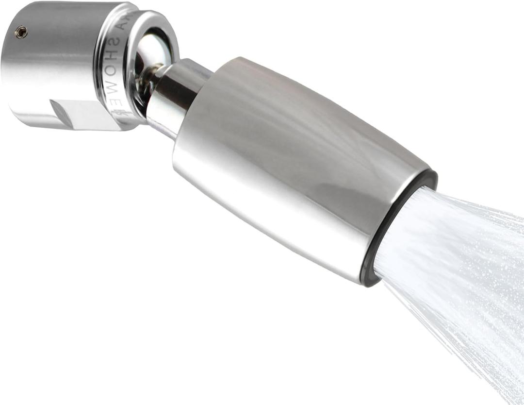 High Sierra Showerheads All Metal 1.8 GPM High Efficiency Low Flow Vandal Resistant Showerhead