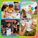 Sudoku Console,Handheld Travel Logic Game500 ScreenFree Challenges,Quiet Brain Teaser for Kids/Adults/Seniors,Car Rides&Indoor RecessColor Guidance, Adjustable Voice Prompts, Batteries Included