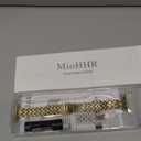 MioHHR Slim Metal Bands Compatible with Apple Watch Bands for Women 38mm 40mm 41mm 42mm (Series 11 10), Stainless Steel Strap Bands for iWatch Series 11 10 9 8 7 6 5 4 3 2 1 SE3/2/1, Gold