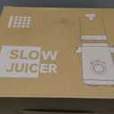 Juicer Machines, 5.3" Wide Feed Chute Cold Press Juicer for Whole Vegetables & Fruits, High Juice Yield, BPA Free (Silver)