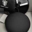 Rolling Shop Stool with Wheels, Garage Mechanic Stool Chair with Backrest, Height Adjustable Heavy Duty Swivel Task Chair, Adjustable Footrest with Storage Tray for Garage Kitchen Salon Tattoo (Black)